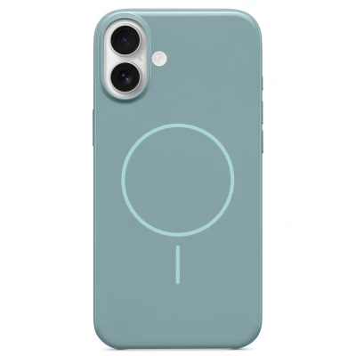 Afbeelding van Beats case voor iPhone 16 Plus MagSafe, krasbestendige beschermingscase, dun en licht, voering van microvezel diepzeeblauw