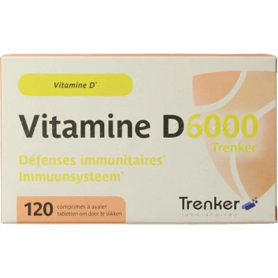 Afbeelding van Trenker Vitamine D6000 Tabletten