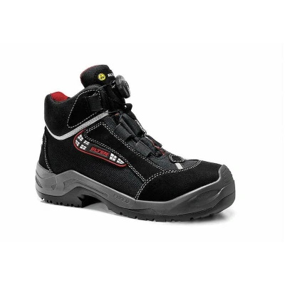 Afbeelding van Elten Heren veiligheidsschoenen S3, Mannen, Sportief, Lichtgewicht, Zwart, Plastic Cap, Boa ESD S3 Maat 46, 46 EU