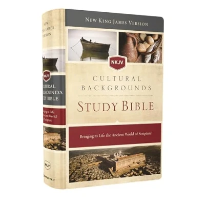 Afbeelding van NKJV, Cultural Backgrounds Study Bible, Hardcover, Red Letter Edition: Bringing to Life the Ancient World of Scripture