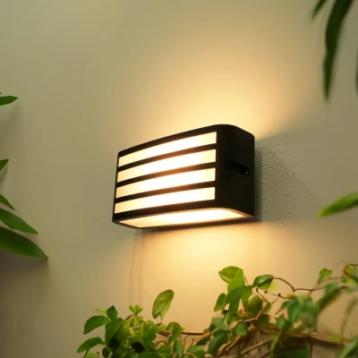 Afbeelding van Eco Light Buitenwandlamp Leipzig 1161118, antraciet, breedte 22 cm