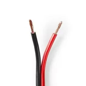 Afbeelding van Luidsprekerkabel op rol 100 meter (2.5 mm², Zwart)