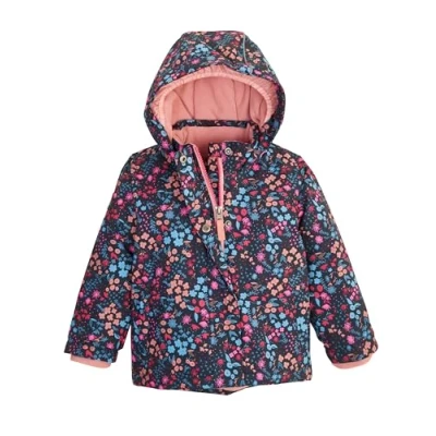 Afbeelding van first instinct by killtec FIOW 13 MNS JCKT, 42124 000, functionele jas voor kinderen, outdoorjas met capuchon, donkerblauw, maat 110
