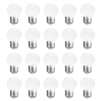 Afbeelding van WULUN 20 x 2W E27 G45 slingers LED lamp, onbreekbare waterdichte bollen helder kunststof, decoratieve verlichting voor terras, tuin, feest, bruiloft, Kerstmis, AC220 240V, niet dimbaar