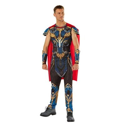 Afbeelding van Rubie&#039;s 301360STD000 301360STD Thor Love &amp; Thunder Deluxe herenkostuum, veelkleurig, standaard