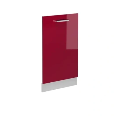 Afbeelding van Vicco R Line Vaatwasser deksel 45 cm zonder werkblad Bordeauxrode hoogglans