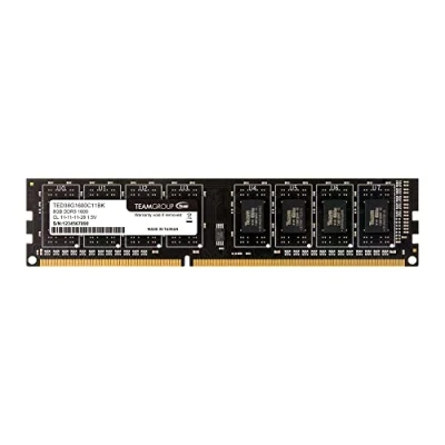 Afbeelding van Team Group Elite (1 x 8GB, 1600 MHz, DDR3 RAM, DIMM 288 pin), Zwart