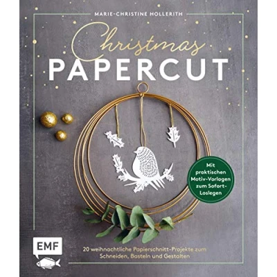 Afbeelding van Christmas Papercut Weihnachtliche Papierschnitt Projekte zum schneiden, basteln und gestalten