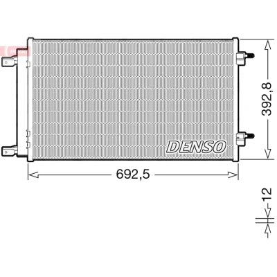 Afbeelding van Denso Airco condensor DCN20047