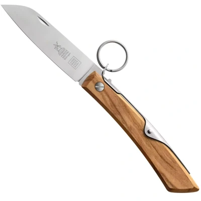 Afbeelding van Robert Herder IBEX 80 Zakmes RVS Lemmet Olijfhout handvat Ratchet Lock