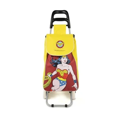 Afbeelding van Excelsa Superhelden Wonder Woman Winkelwagen, inhoud 38 l, afneembare zak, waterafstotend,