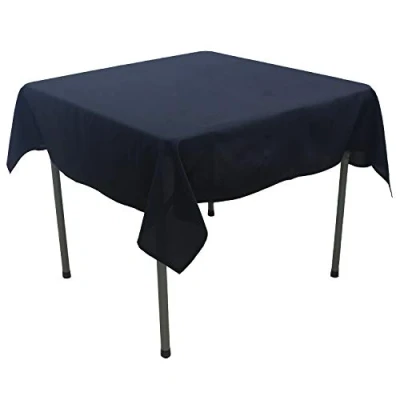 Afbeelding van KaitatsuSen Vierkant Polyester Stof Tafelkleed, Zwart, 150x150 cm
