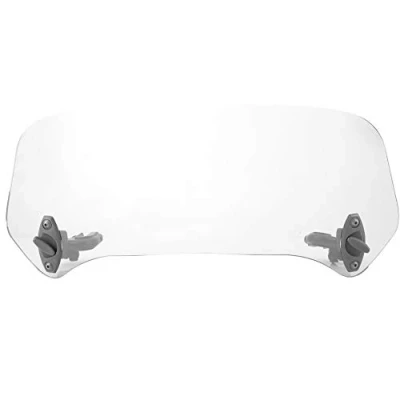 Afbeelding van Reminnbor Motorfiets EU Voorruit Spoiler Universele Windscherm Deflector (Transparant) Clip on Motorcycle Air Motorbike Windspringen + Bubble