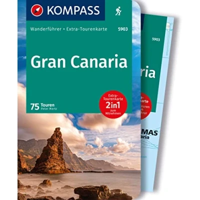Afbeelding van KOMPASS Wanderführer Gran Canaria, 75 Touren mit Extra Tourenkarte: GPS Daten zum Download: 5903