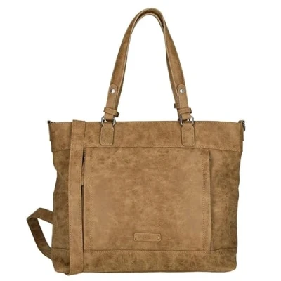 Afbeelding van Enrico Benetti Ruby Schoudertas 15&quot; Camel