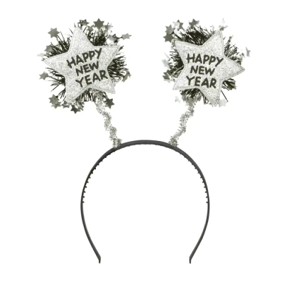 Afbeelding van Boland Diadeem Sparkling &#039;HAPPY NEW YEAR&#039; assorti Één maat Volwassenen Unisex Grappig Fout