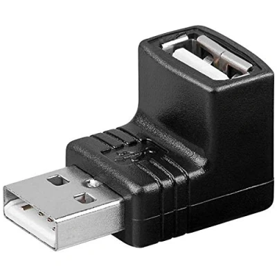 Afbeelding van PremiumCord USB 2.0 adapter A A, type stekker op bus 90
