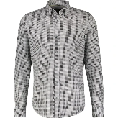 Afbeelding van Lerros Lange mouw overhemd Heren XL 290 BLACK Katoen 24O1472
