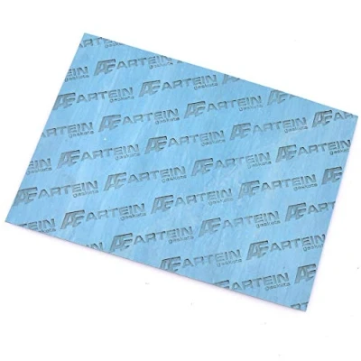 Afbeelding van Compressed pakkingpapier, dikte 0,30 mm, afmetingen vel 195 x 475 mm