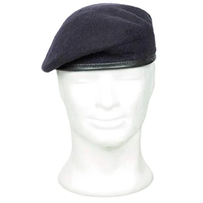 Afbeelding van MFH Franse Commando Baret in Duitse uitvoering blauw maat 61
