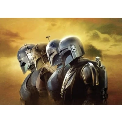 Afbeelding van Komar Artprint Star Wars The Mandalorian Line Up 50 x 70 cm (breedte hoogte) kinderkamer, wandsticker (set)