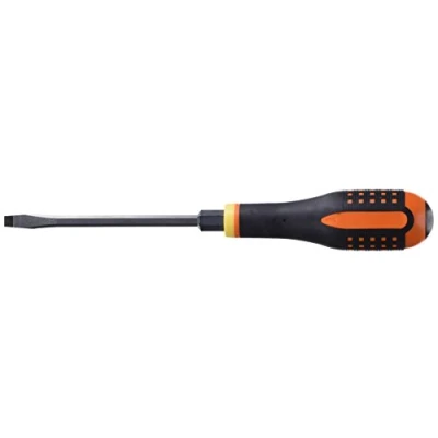 Afbeelding van Bahco Schroevendraaier ERGO™ driecomponentengreep doorlopend blad gleuf 1 2 mm x 6 5 125 retailverpakking SBE 8155TB