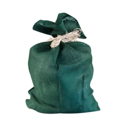Afbeelding van Windhager ÖKO, jute, stof, aardappelzak, decoratieve zak, multifunctionele jutezak, winterbescherming voor pot en potplanten, groen, 70 x 100 cm, 06071