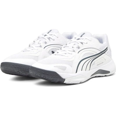 Afbeelding van Puma Solarstrike II Trainingsschoen, Heren, Maat: 44, White/shadow gray Textiel/ synthetisch