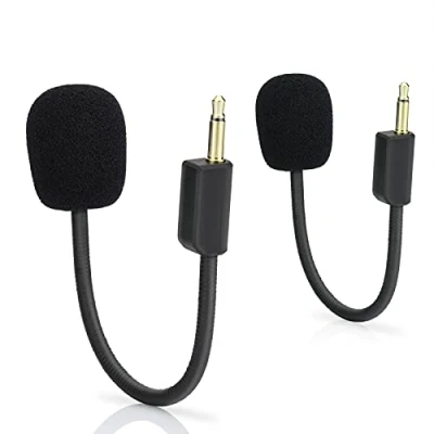 Afbeelding van LEFXMOPHY 2 Pack BlackShark V2 Mic Vervanging voor Razer en Pro Gaming Headset 3.5mm Afneembare Game Boom Microfoon op PC Xbox PS4 PS5