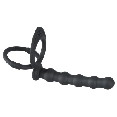 Afbeelding van Cock en Ball Ring met Anal Beads