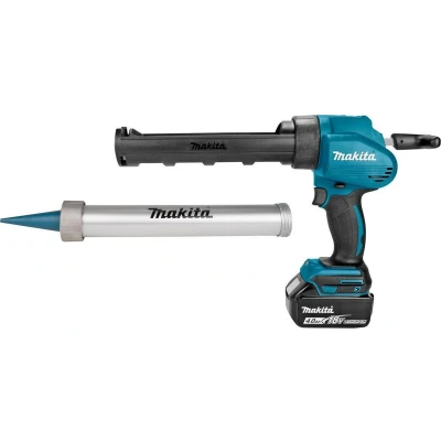 Afbeelding van Makita DCG180RMEX 18V Li Ion Accu Lijm En Kitspuit Set (2x 4.0Ah Accu) Incl. Kokerhouder Worsthouder In Koffer