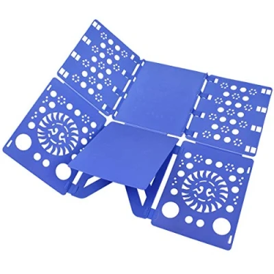 Afbeelding van BoxLegend Vouwplank voor wasgoed, kinderen, volwassenen, kleding, overhemd, T shirt, 57 x 70 cm, blauw