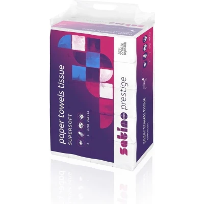 Afbeelding van Satino Prestige Handdoek Z vouw Tissue 2 Lgs 20.6