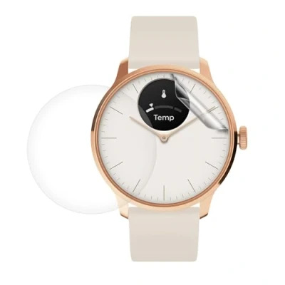 Afbeelding van kwmobile 3x screenprotector geschikt voor Withings Scanwatch Light 37mm Beschermende folie fitnesstracker