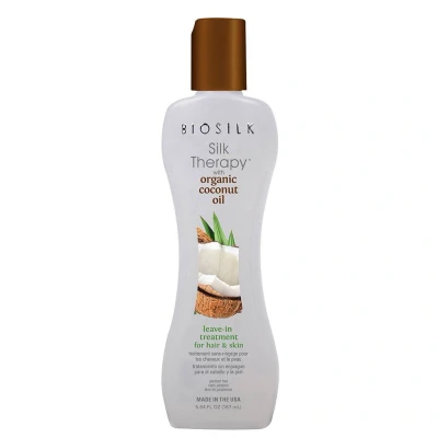 Afbeelding van Biosilk Silk Therapy with Organic Coconut Oil Leave in Treatment for Hair &amp; Skin 167 ml