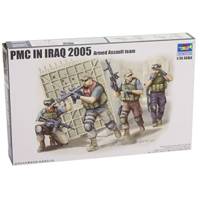 Afbeelding van 1:35 Trumpeter 00419 PMC in Iraq 2005 Armed Assault team Figuren Plastic Modelbouwpakket