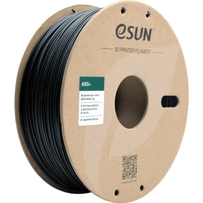 Afbeelding van eSUN ABS+ Gloeidraad 1.75mm, ABS Plus 3D Printer Gloeidraad, Dimensionale Nauwkeurigheid +/ 0.05mm, 1KG (2.2 LBS) Spoel Printen Materiaal voor (Zwart, 2.5KG)