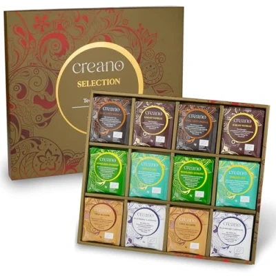 Afbeelding van Creano Bio Thee cadeauset 48 biologische theezakjes in 6 prachtige soorten 96g*