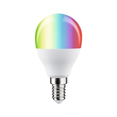 Afbeelding van Paulmann 29150 standaard 230 V Smart Home Zigbee LED kogellamp E14 470 lm 5 W RGBW+ dimbaar mat verlichtingsmiddel