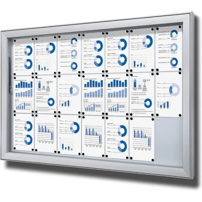 Afbeelding van Vergrendelbaar Notitiebord Outdoor Extra Deep 21x A4