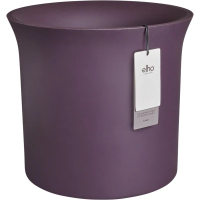 Afbeelding van Elho June Tulip 40 Bloempot voor Binnen &amp; Buiten 100% Gerecycled Plastic Ø 39 x H cm Vintage Pruim