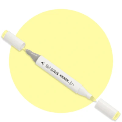 Afbeelding van Bright Yellow Twin Tip Alcohol Ink Marker