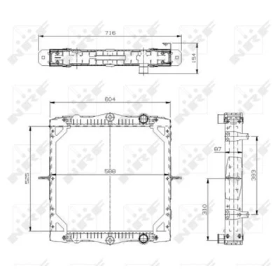 Afbeelding van NRF Radiateur 519569