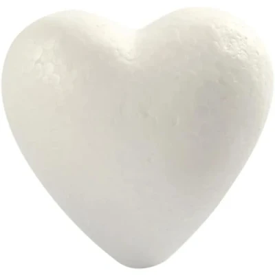 Afbeelding van Polystyreen Harten, H: 8 cm, polystyreen, 5st