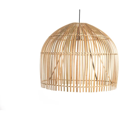 Afbeelding van Searchlight Bamboe hanglamp Rattan Ø 60cm 7400CW