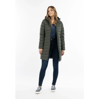 Afbeelding van Gewatteerde doorgestikte jas DREIMASTER XS / Donkergroen 100% Polyester