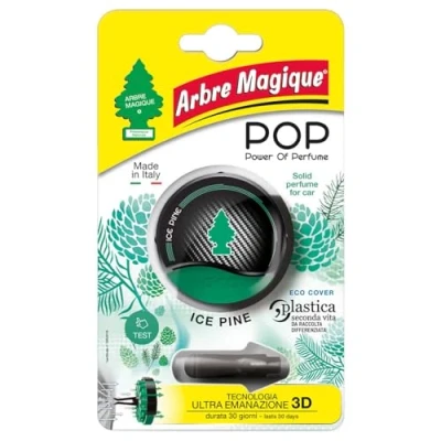 Afbeelding van Lifetime Auto Luchtverfrisser met Ventilatie Houder Pop Geur Green Mint