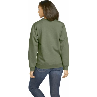 Afbeelding van Gildan Sweater ronde hals Midweight Softstyle GISF000 Military Green