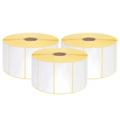 Afbeelding van Geschikt voor 3x Zebra compatible labels, 57 mm x 32 Alleeninkt