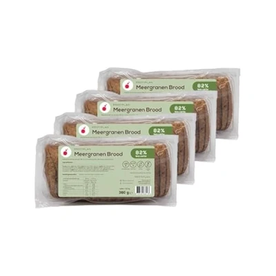 Afbeelding van Protiplan Multigrain Meergranen Brood 4 stuks x 16 22,5g koolhydraatarm Perfect voor een ontbijt of lunch